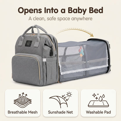 MamaGo™ All-in-One Diaper Backpack