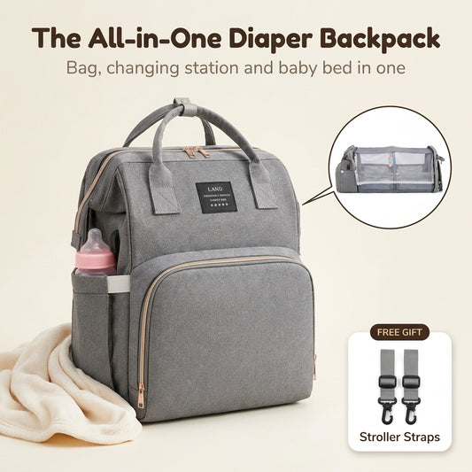 MamaGo™ All-in-One Diaper Backpack