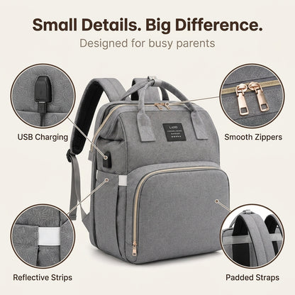 MamaGo™ All-in-One Diaper Backpack